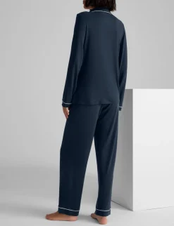 Women's Downtime Long Sleeve Pajama Top & Pant Set