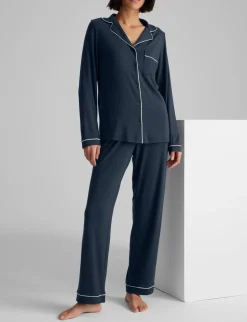 Women's Downtime Long Sleeve Pajama Top & Pant Set