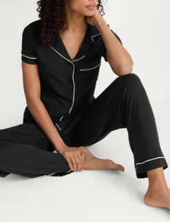 Women's Downtime Long Sleeve Pajama Top & Pant Set