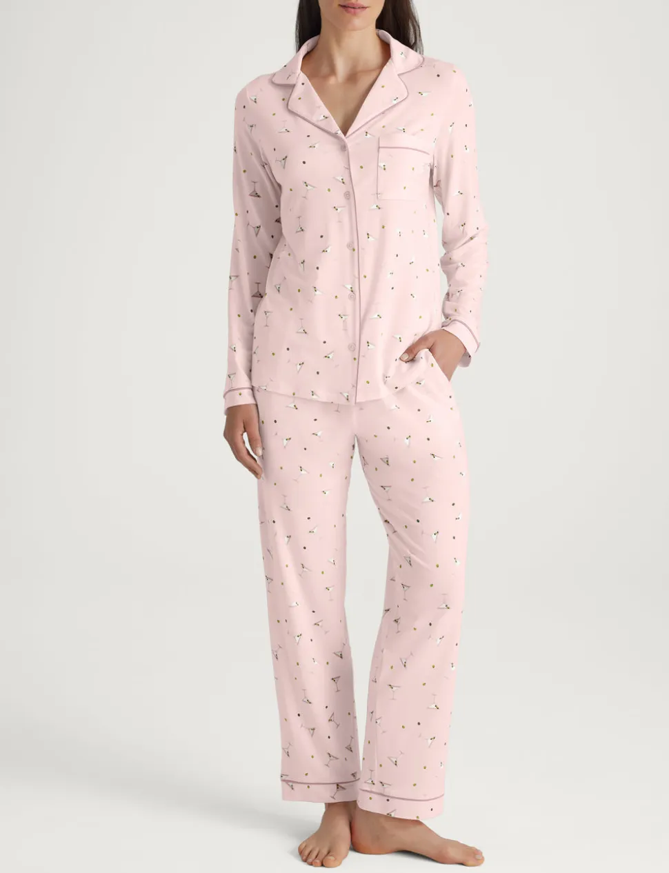 Women's Downtime Pajama Top & Pant Set