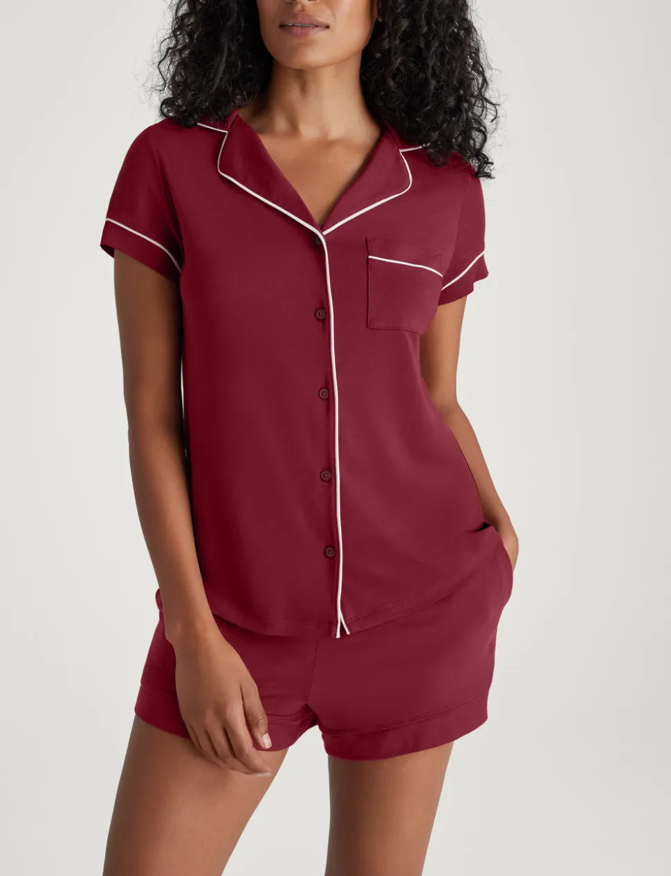 Women's Downtime Pajama Top & Short Set