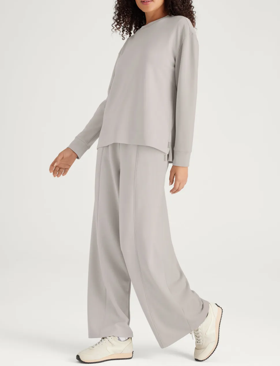 Women's Luxe Traveler Knit Long Sleeve Crew & Pant Set