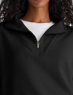 Women's Luxe Traveler Knit Quarter Zip & Mid-Rise Short Set