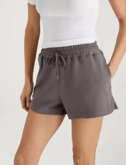 Women's Luxe Traveler Knit Quarter Zip & Mid-Rise Short Set