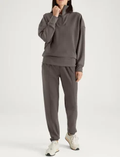 Women's Luxe Traveler Knit Quarter Zip & Jogger Set
