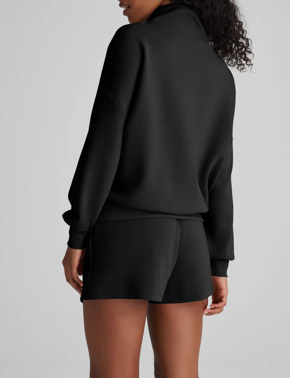 Women's Luxe Traveler Knit Quarter Zip & Short Set