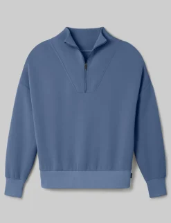 Women's Luxe Traveler Knit Quarter Zip & Short Set
