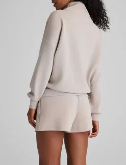 Women's Luxe Traveler Knit Quarter Zip & Short Set