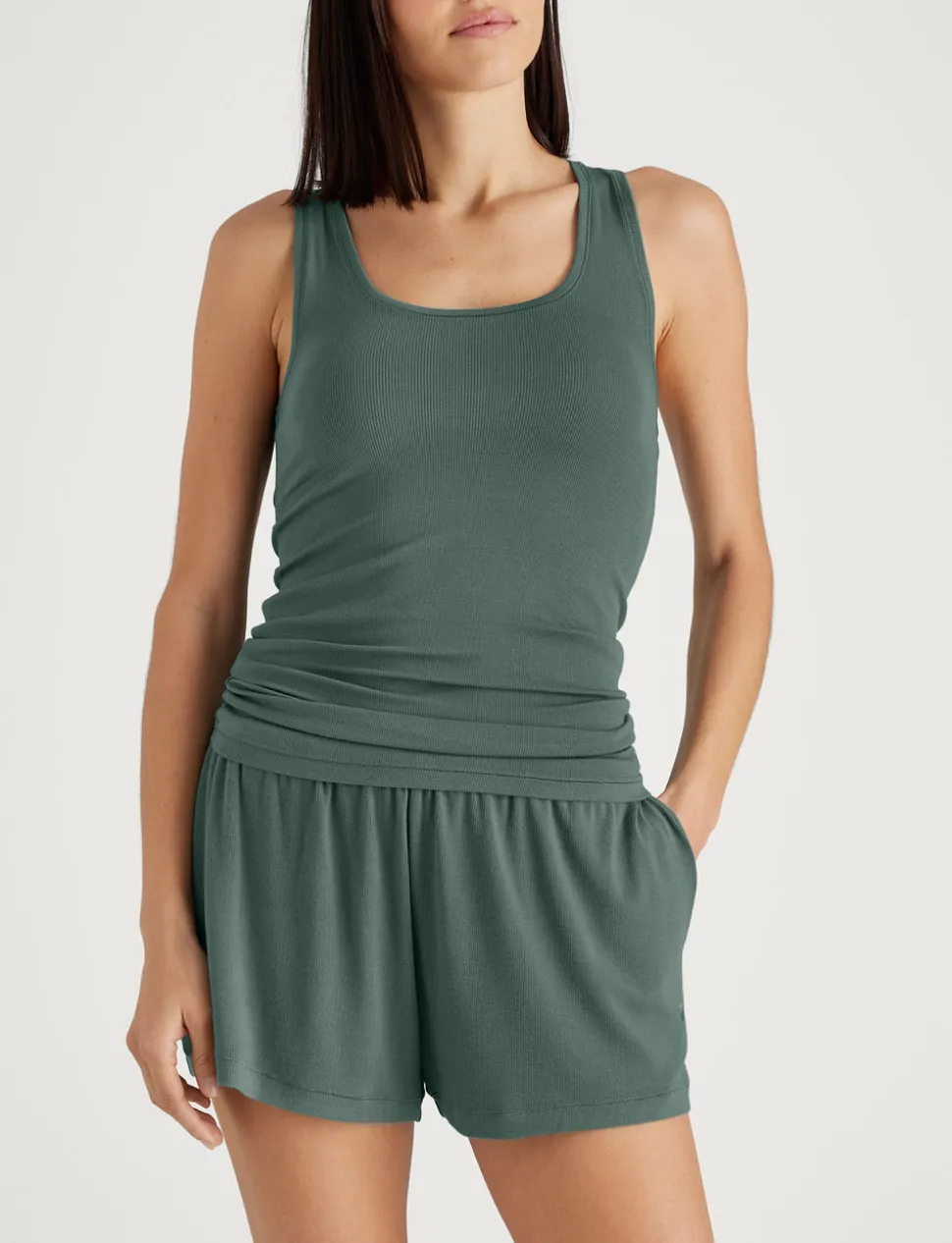 Women's Micro Rib Fitted Tank