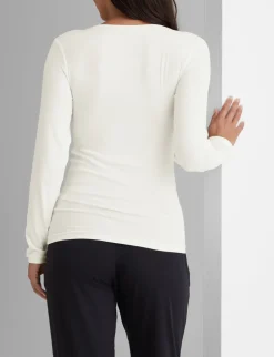 Women's Micro Rib Long Sleeve Tee
