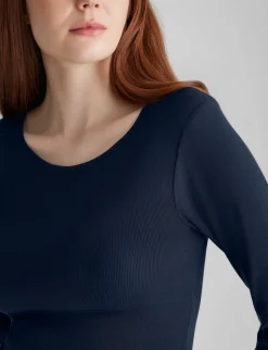 Women's Micro Rib Long Sleeve Tee