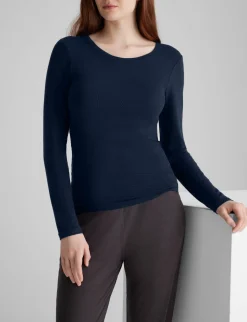 Women's Micro Rib Long Sleeve Tee