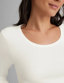 Women's Micro Rib Long Sleeve Tee (2-Pack)