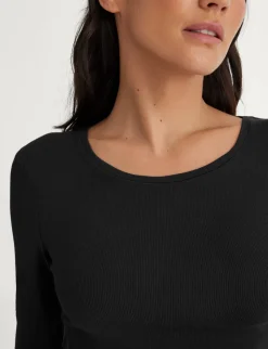 Women's Micro Rib Long Sleeve Tee (2-Pack)