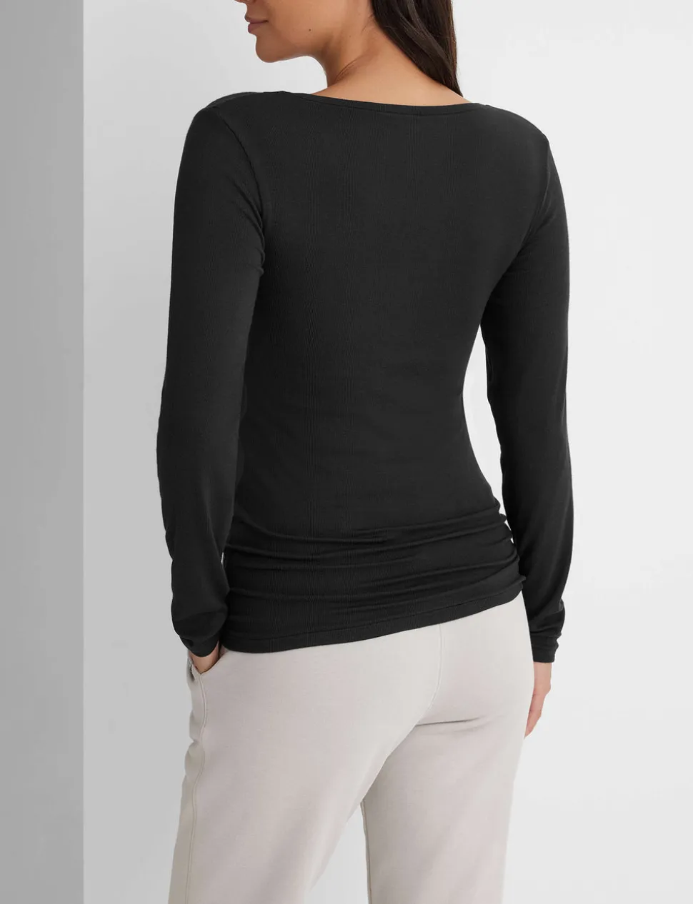 Women's Micro Rib Long Sleeve Tee (2-Pack)