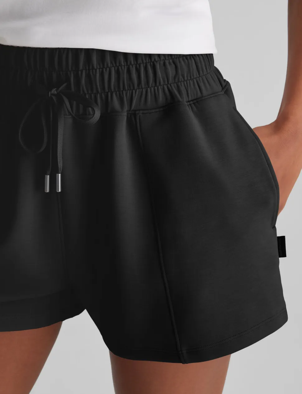 Women's Micro Rib Tank & Luxe Traveler Knit Short Set