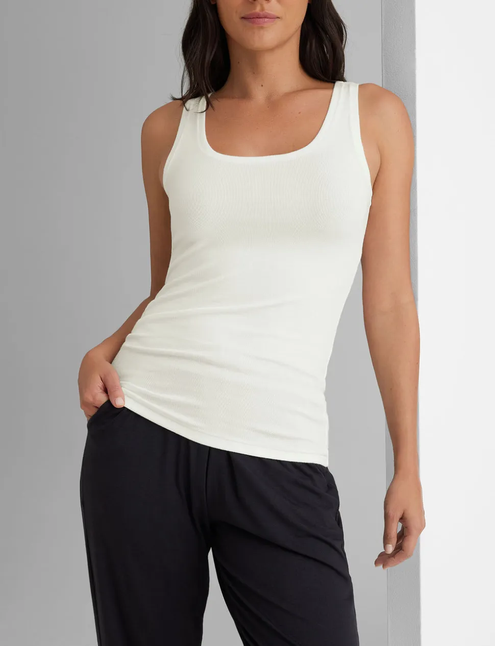 Women's Micro Rib Tank & Short Set