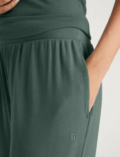 Women's Micro Rib Tee & Pant Set