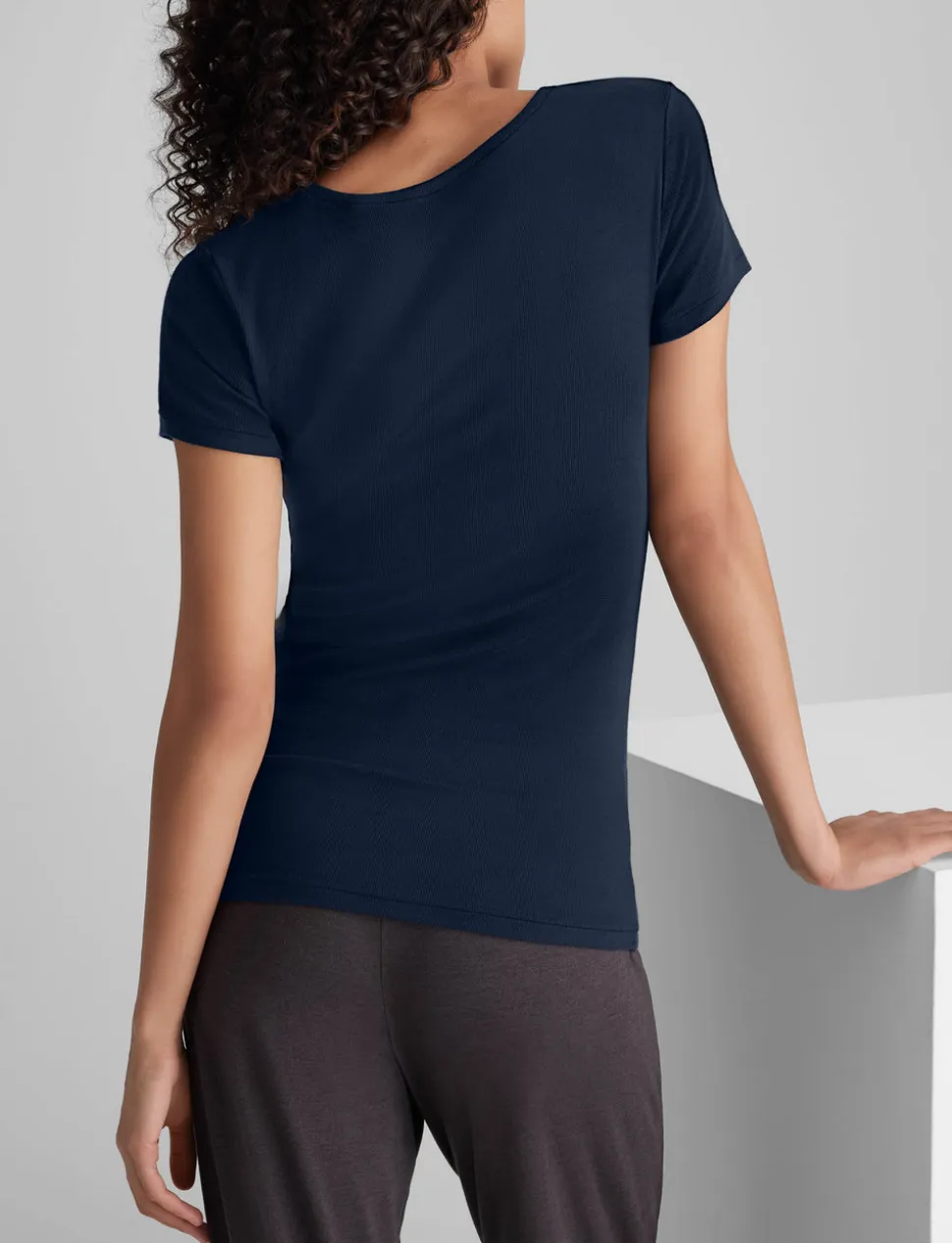 Women's Micro Rib Tee & Pant Set