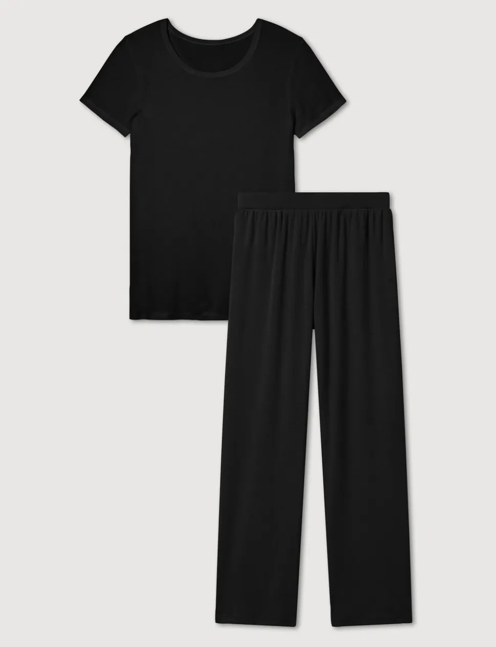 Women's Micro Rib Tee & Pant Set
