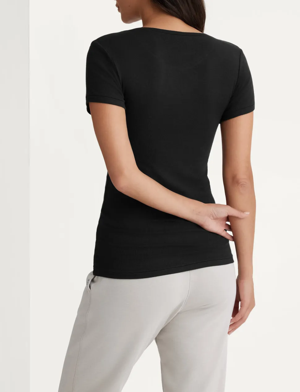 Women's Micro Rib Tee & Pant Set
