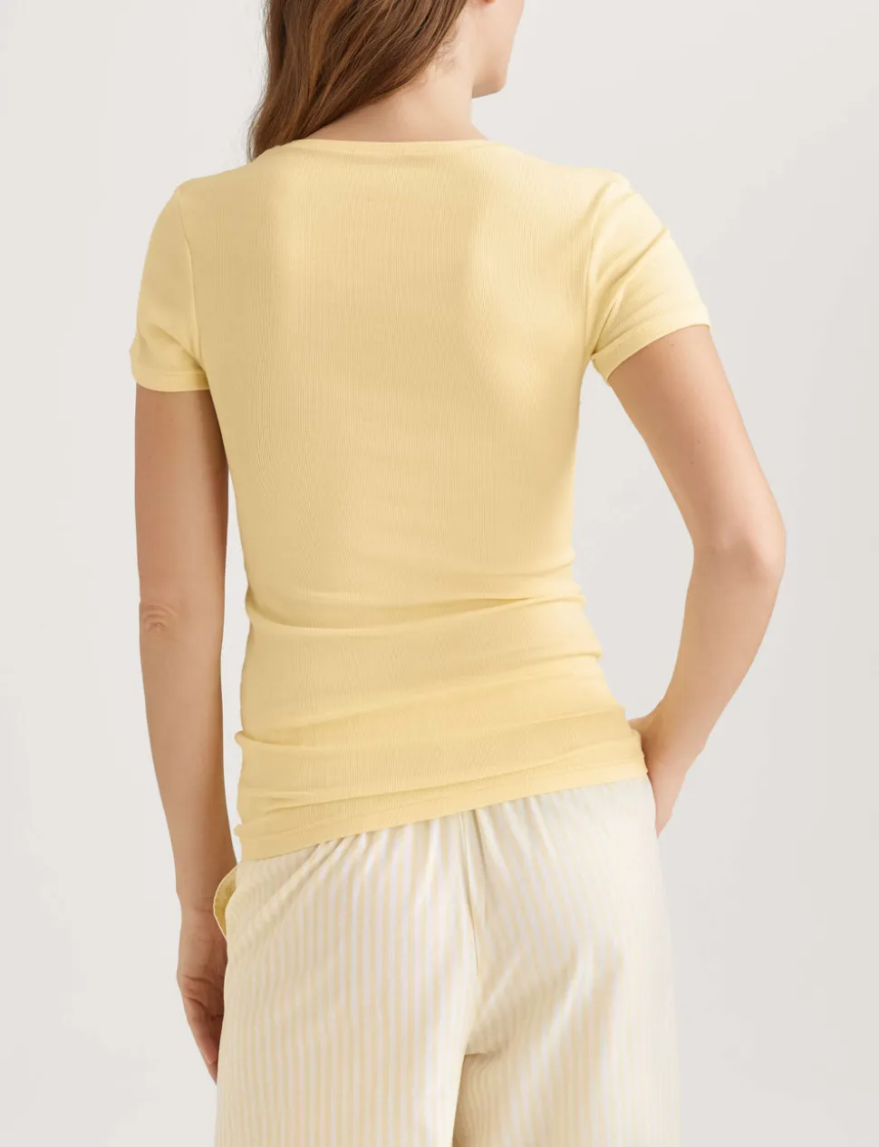 Women's Micro Rib Tee & Pant Set