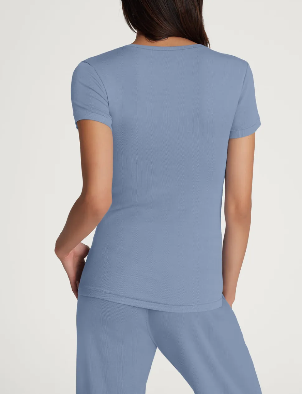 Women's Micro Rib Tee & Short Set
