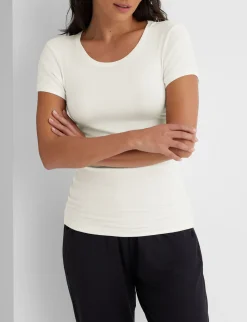 Women's Micro Rib Tee & Short Set