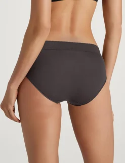 Women's Second Skin Brief, Lace Waist (5-Pack)