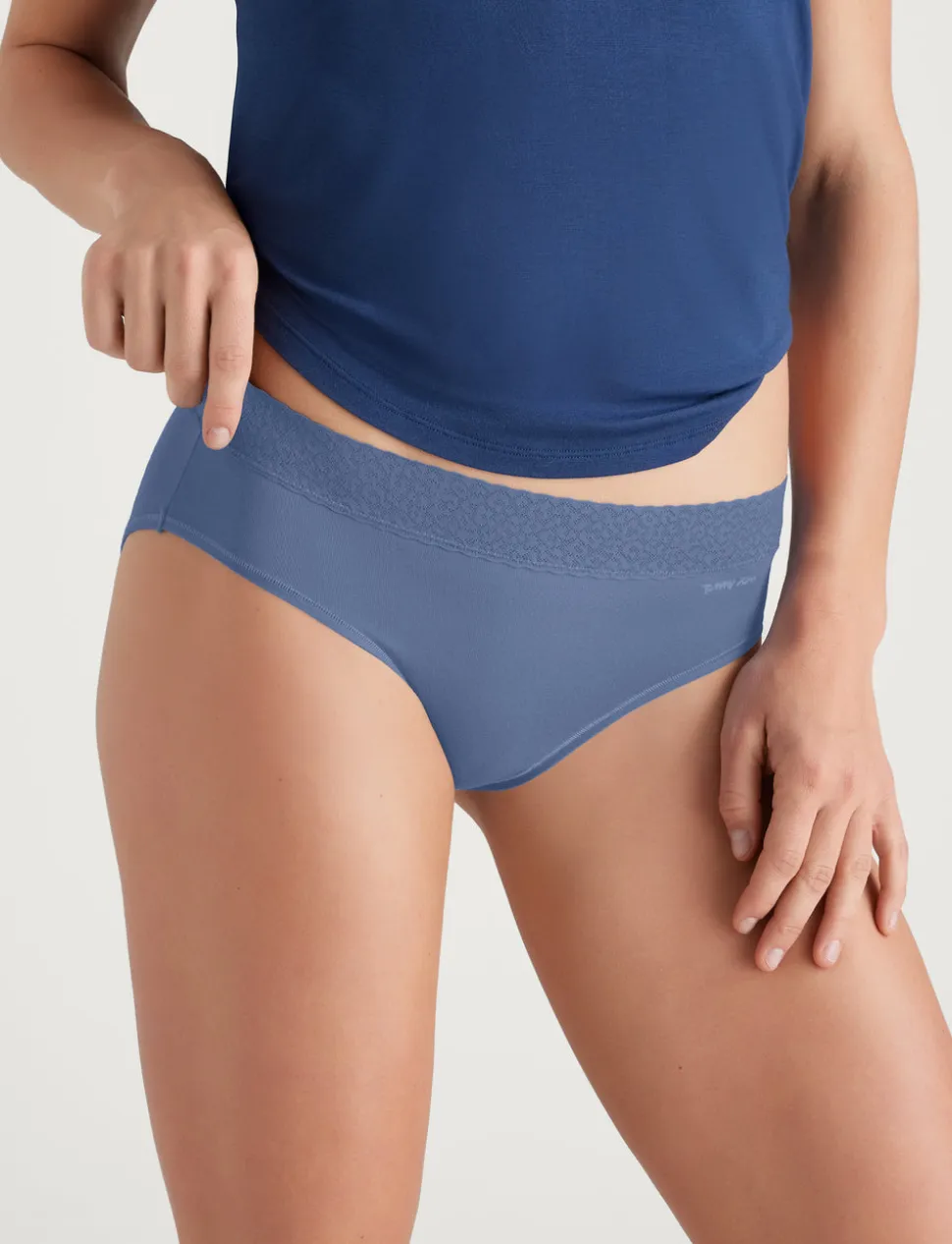 Women's Second Skin Brief, Lace Mix (3-Pack)