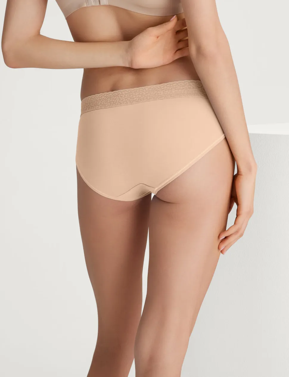 Women's Second Skin Brief, Lace Mix (3-Pack)