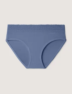 Women's Second Skin Brief, Lace Waist (3-Pack)