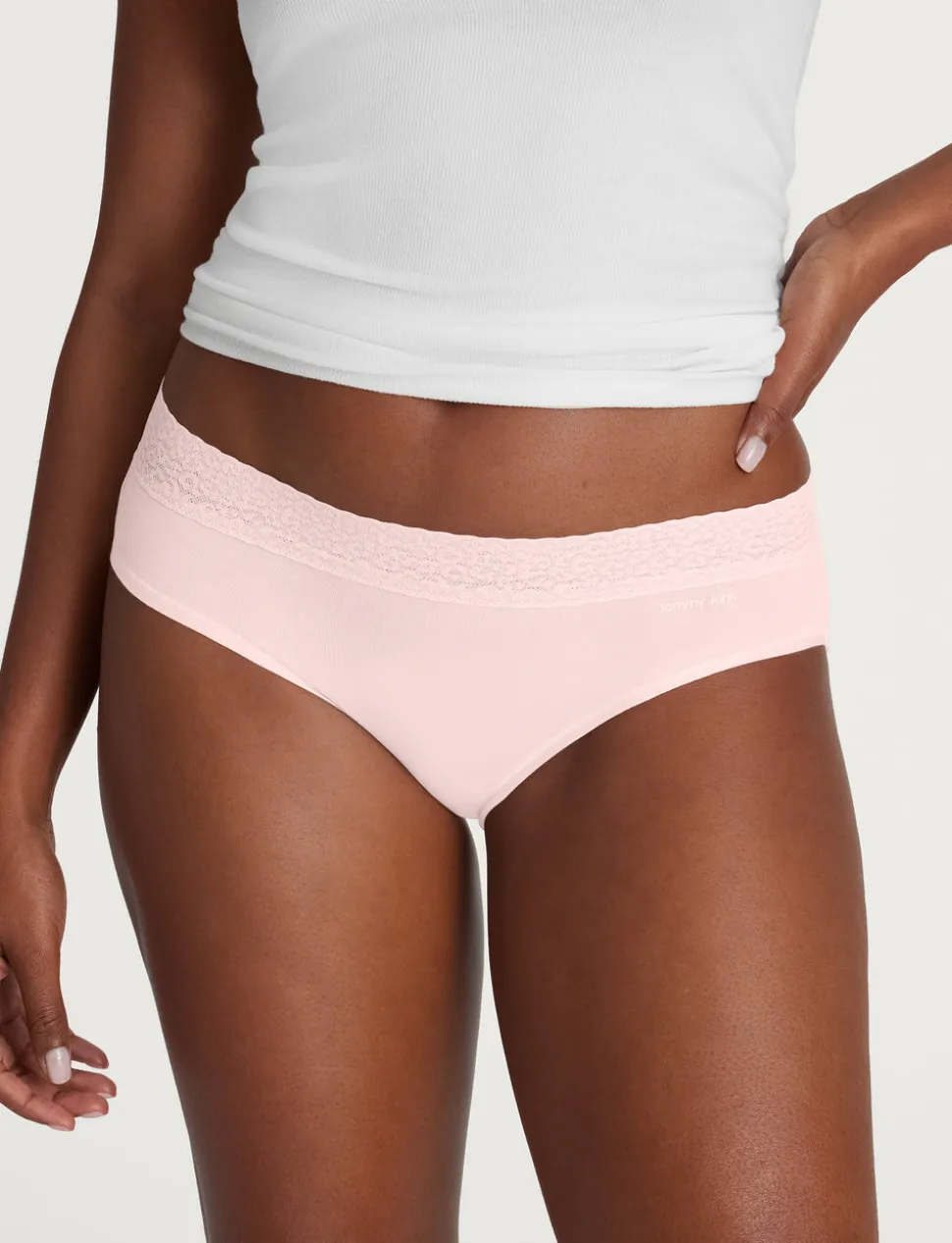 Women's Second Skin Brief, Lace Waist (3-Pack)