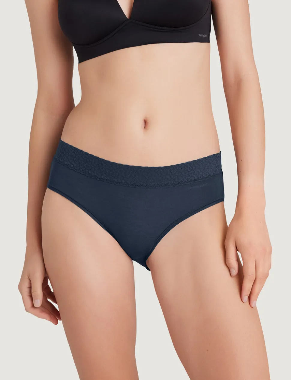 Women's Second Skin Brief, Lace Waist