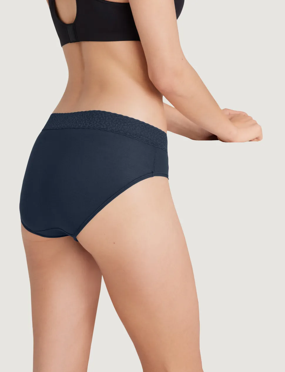 Women's Second Skin Brief, Lace Waist