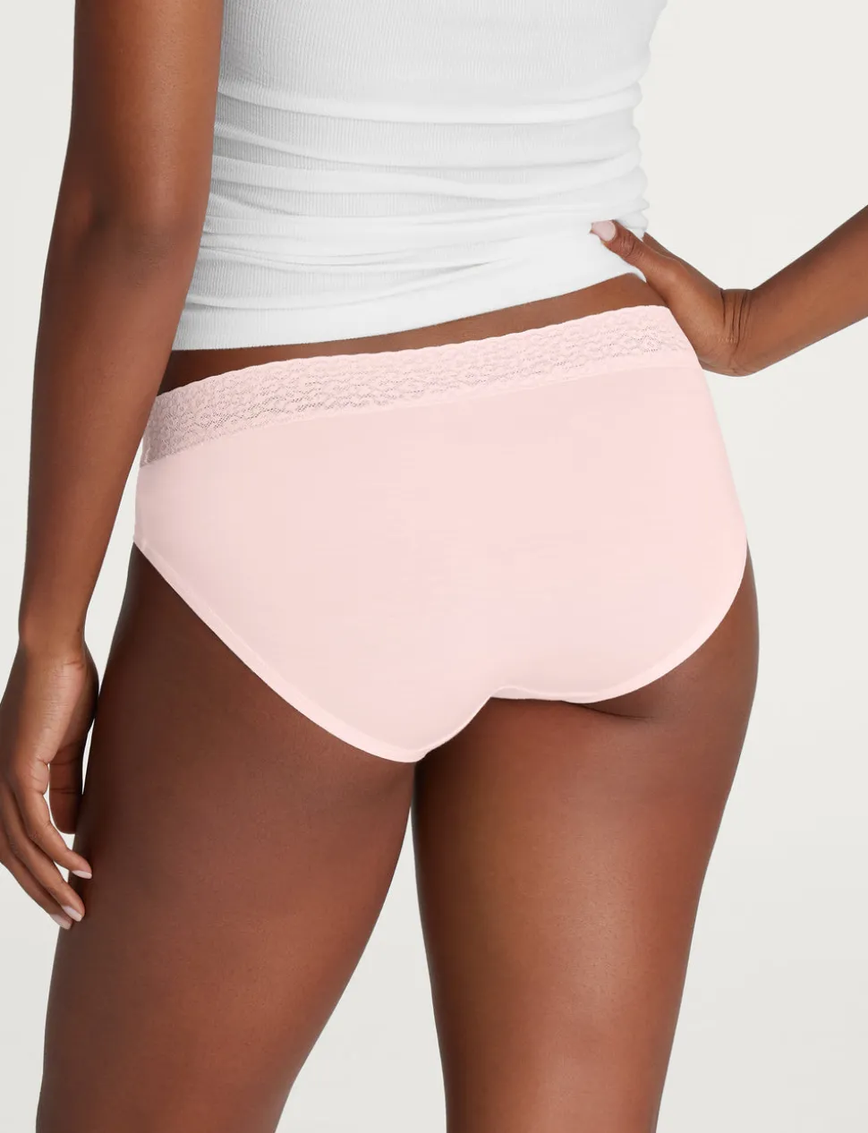 Women's Second Skin Brief, Lace Waist