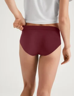Women's Second Skin High-Rise Brief, Lace Waist (5-Pack)
