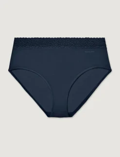 Women's Second Skin High Rise Brief, Lace Mix (3-Pack)