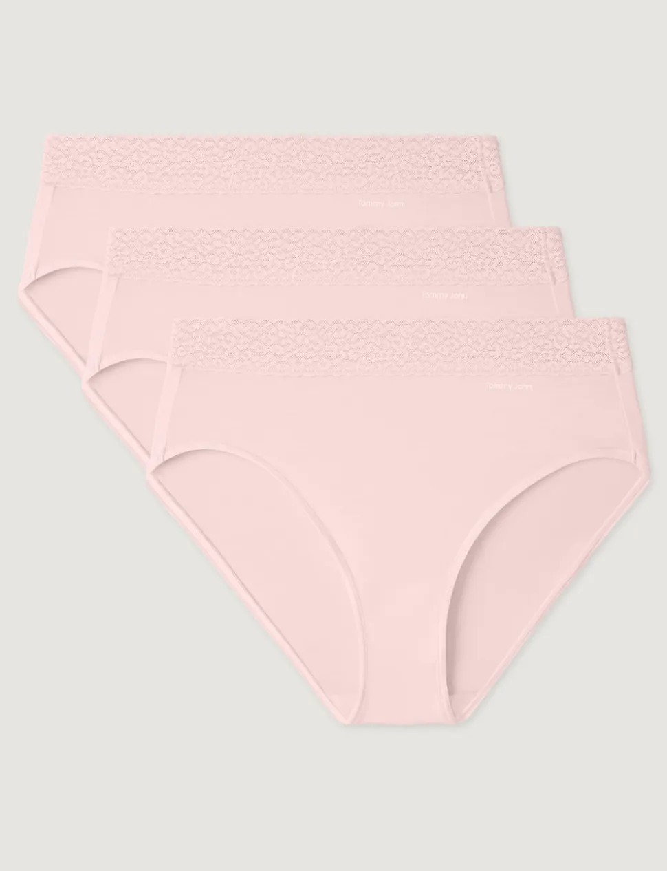 Women's Second Skin High Rise Brief, Lace Waist