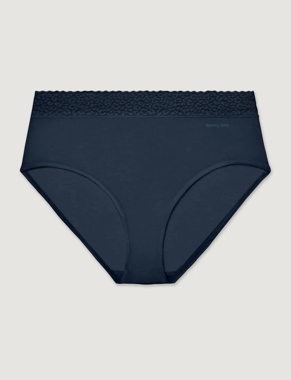 Women's Second Skin High Rise Brief, Lace Waist