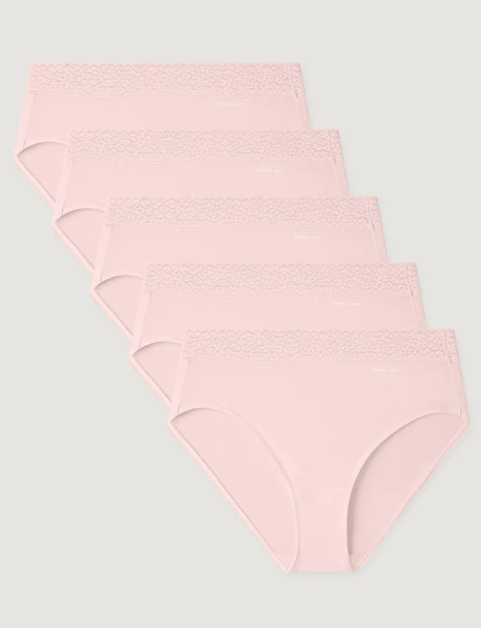 Women's Second Skin High Rise Brief, Lace Waist