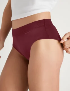 Women's Second Skin High Rise Brief, Lace Mix (5-Pack)