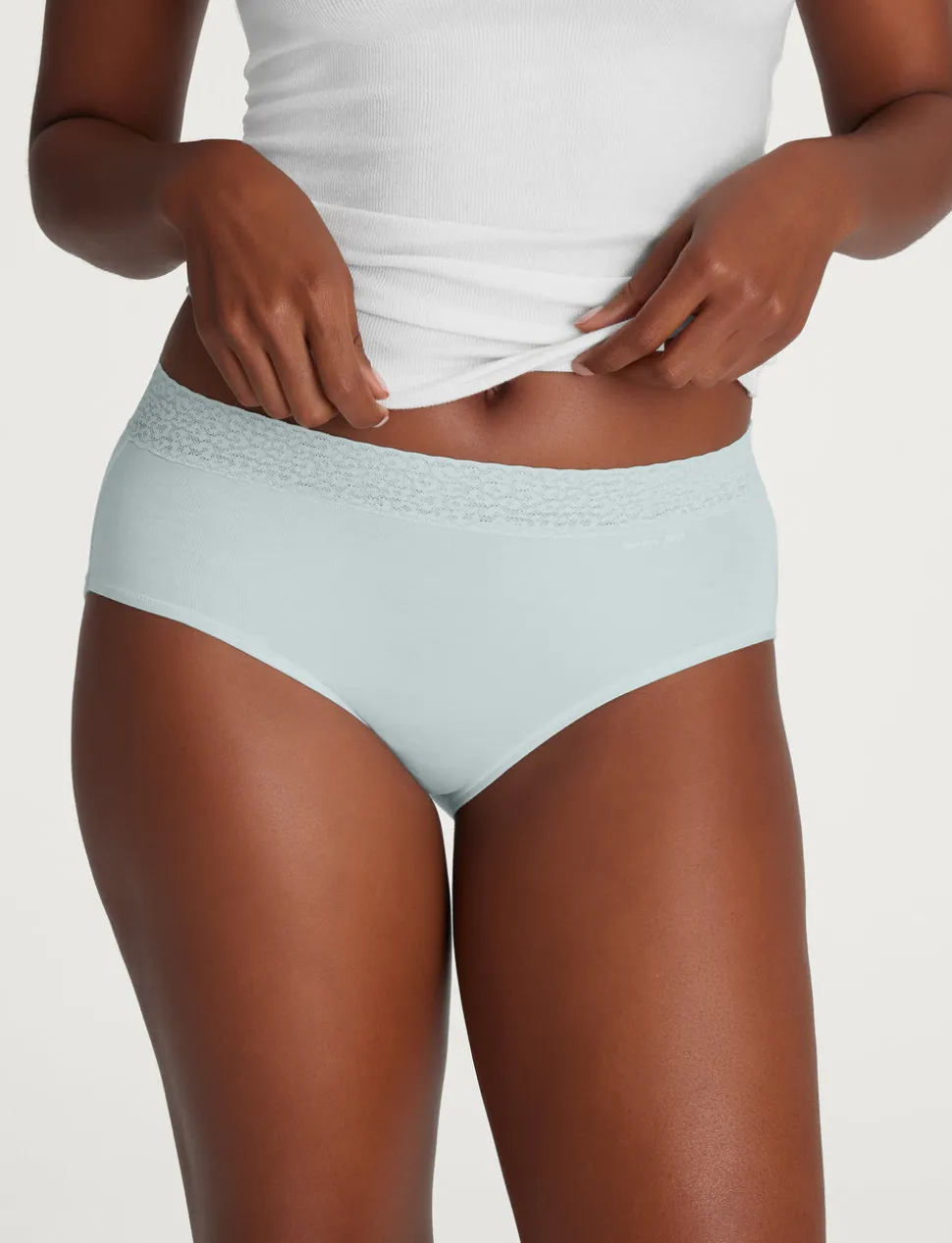 Women's Second Skin High Rise Brief, Lace Mix (5-Pack)