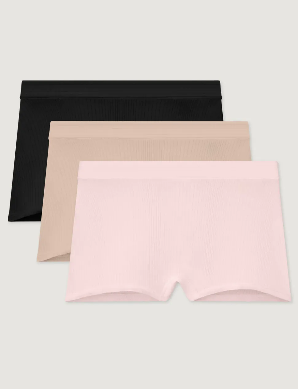 Women's Second Skin Luxe Rib Boyshort (5-Pack)