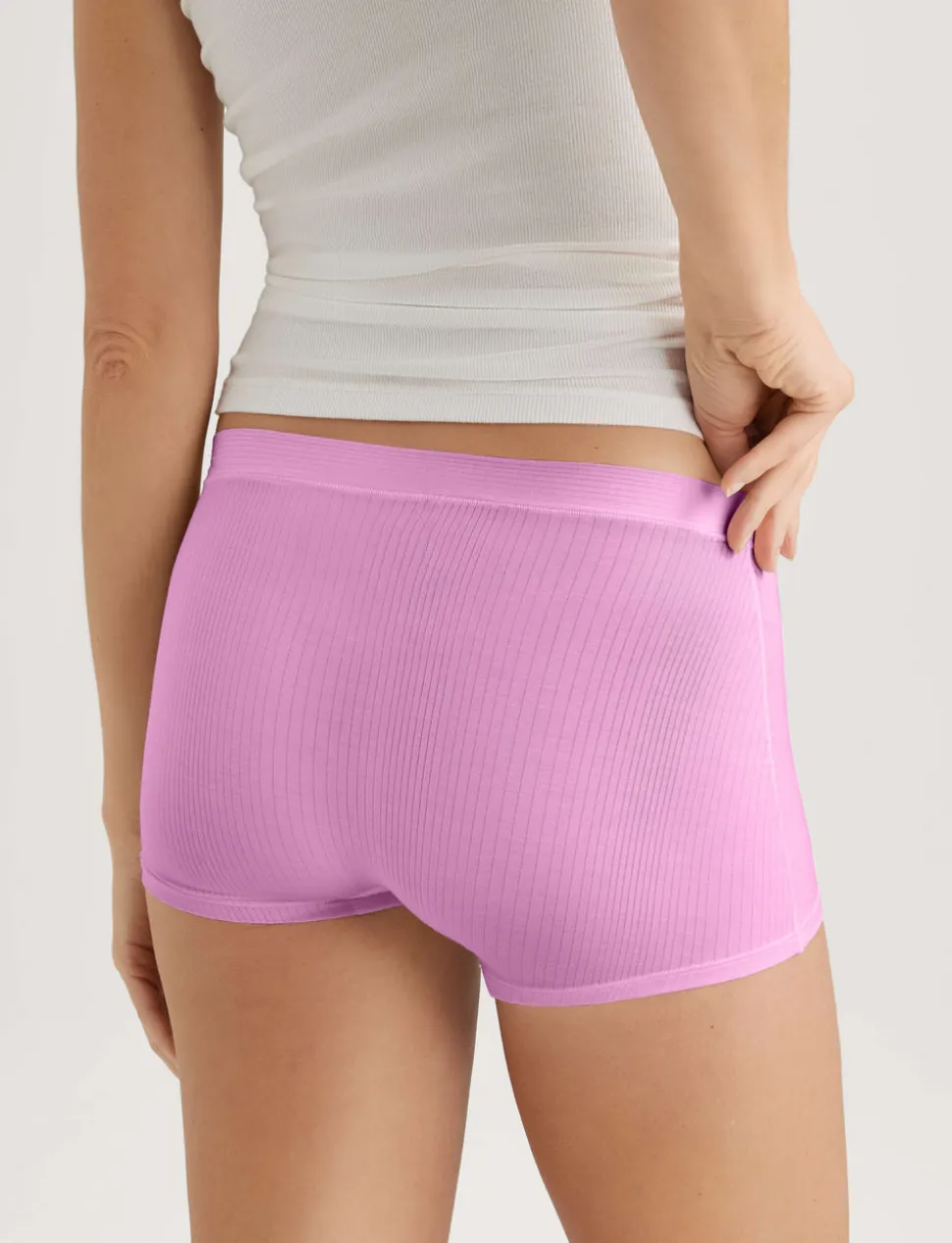 Women's Second Skin Luxe Rib Boyshort (5-Pack)