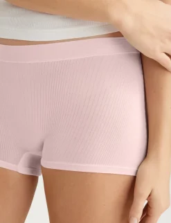 Women's Second Skin Luxe Rib Boyshort (3-Pack)