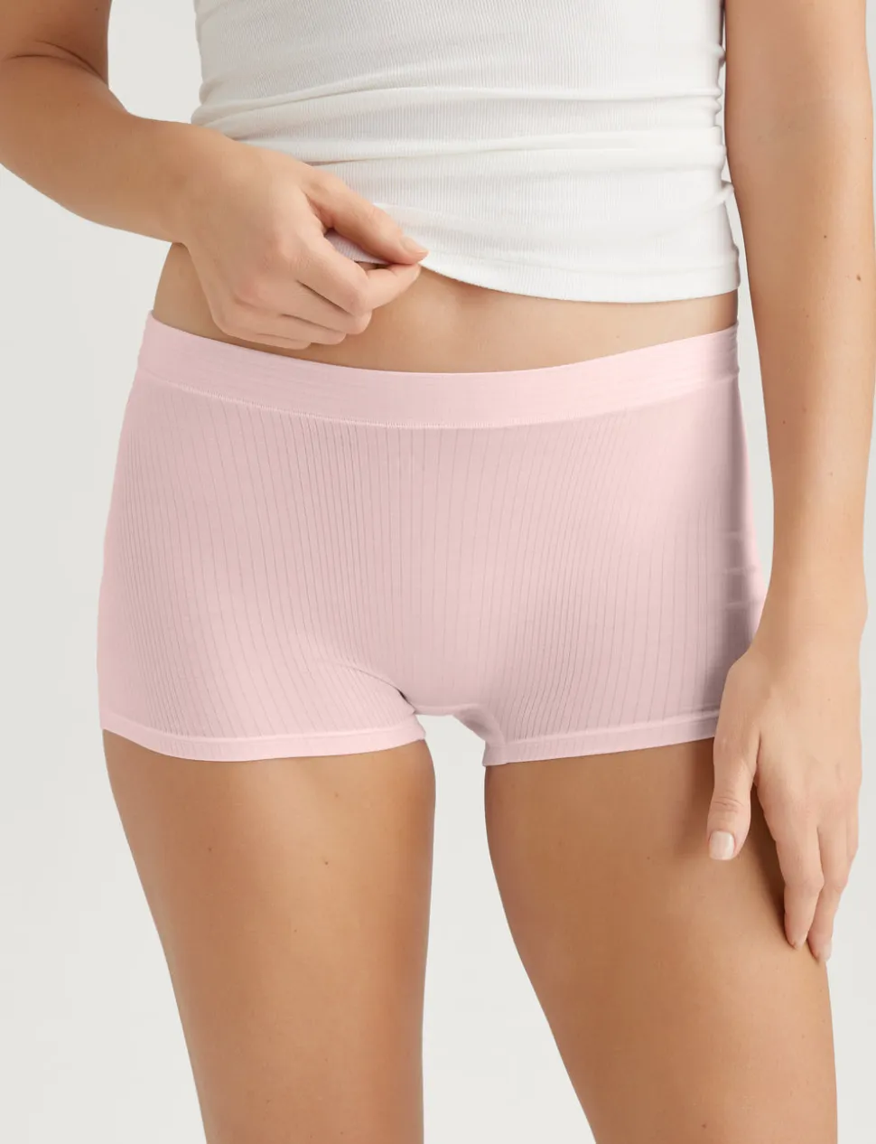 Women's Second Skin Luxe Rib Boyshort (3-Pack)