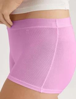 Women's Second Skin Luxe Rib Boyshort (3-Pack)