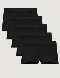 Women's Second Skin Luxe Rib Boyshort (3-Pack)