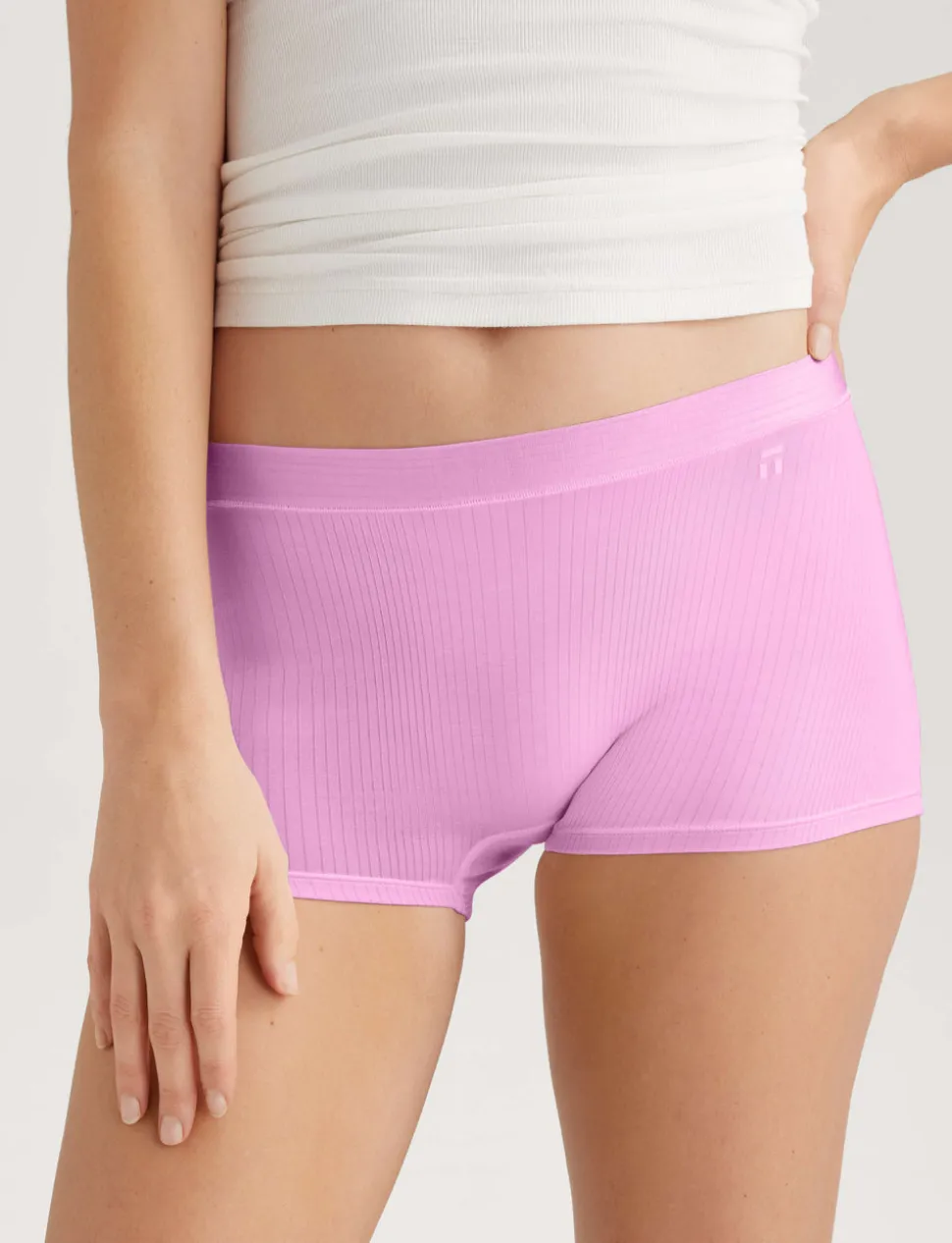 Women's Second Skin Luxe Rib Boyshort (3-Pack)